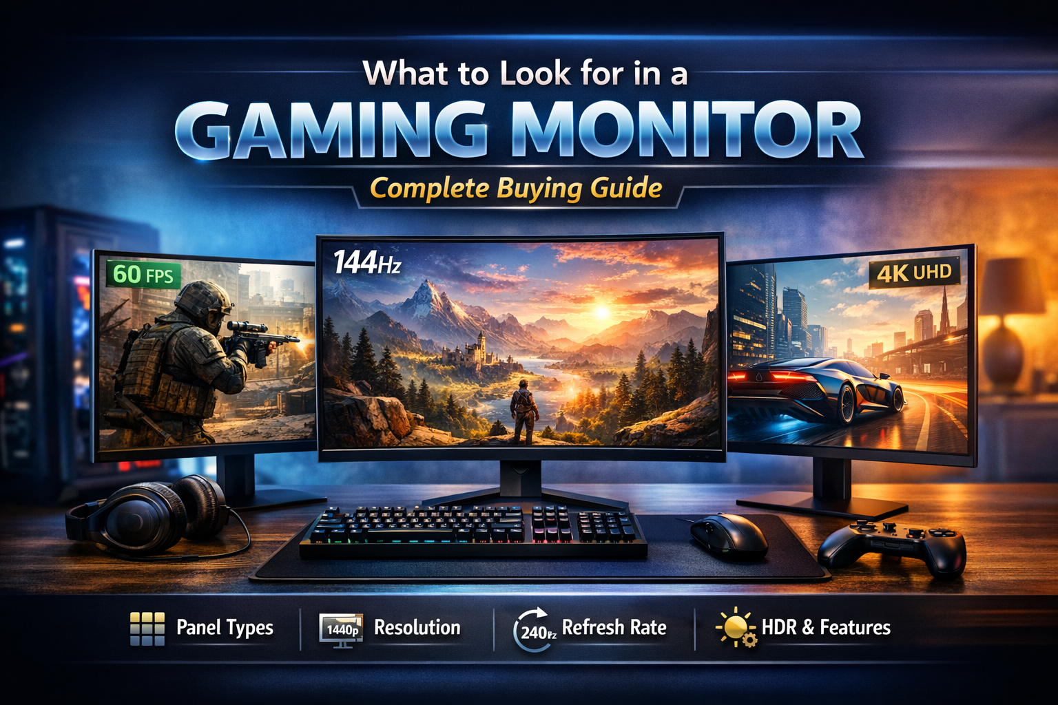What to Look for in a Gaming Monitor: Complete Expert Guide