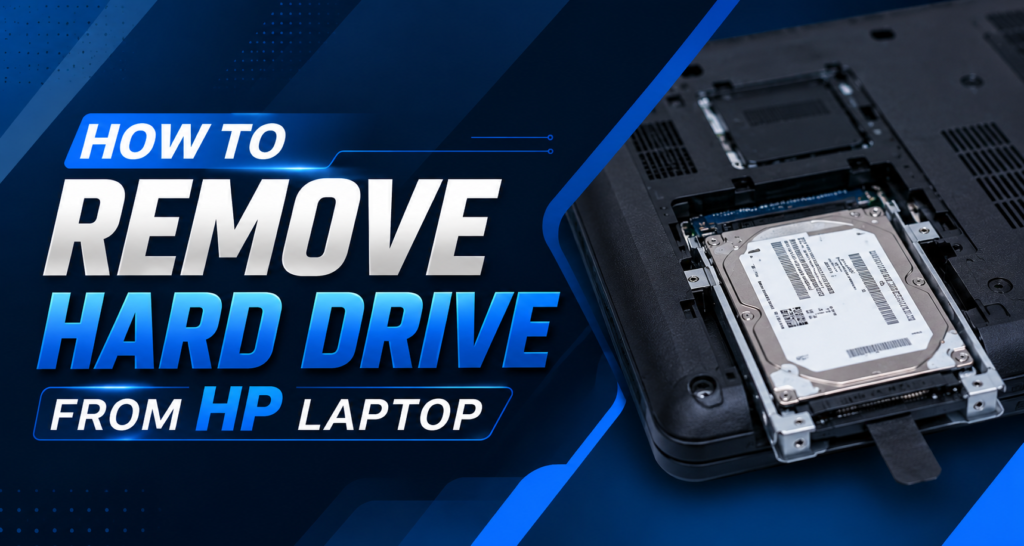 How to Remove Hard Drive from HP Laptop Safely (All HP Models Guide 2026)
