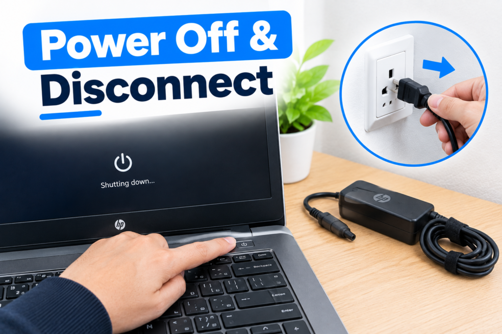 Power Off & Disconnect