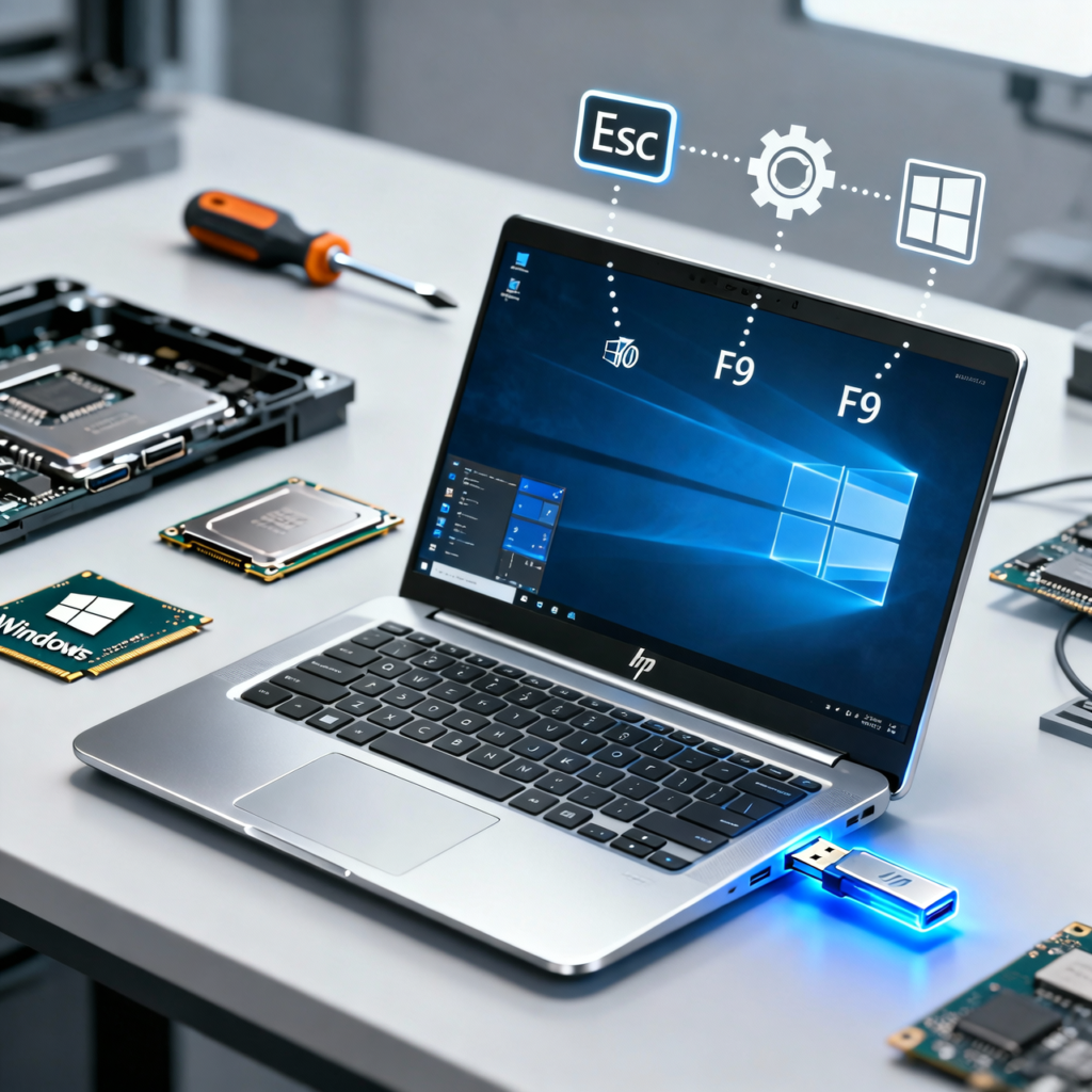 Boot from USB HP Laptop