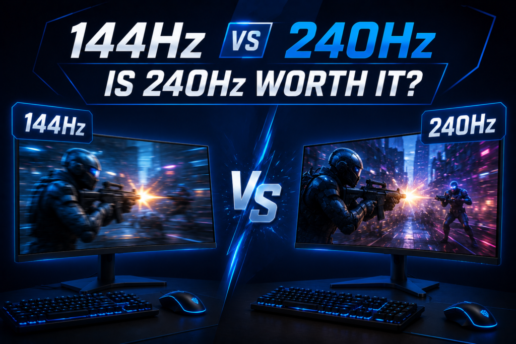 144Hz vs 240Hz – Is 240Hz Worth It?