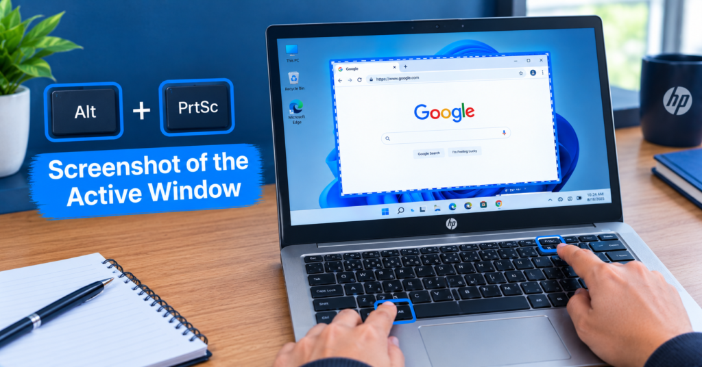 Alt + PrtSc - Screenshot of the Active Window