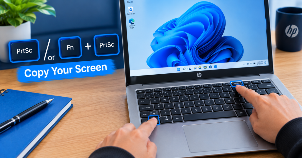 PrtSc / Fn + PrtSc - Copy Your Screen